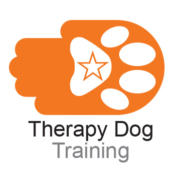 A therapy dog training icon