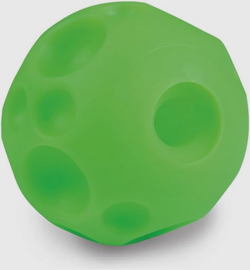 A dog and puppy treat dispensing toy